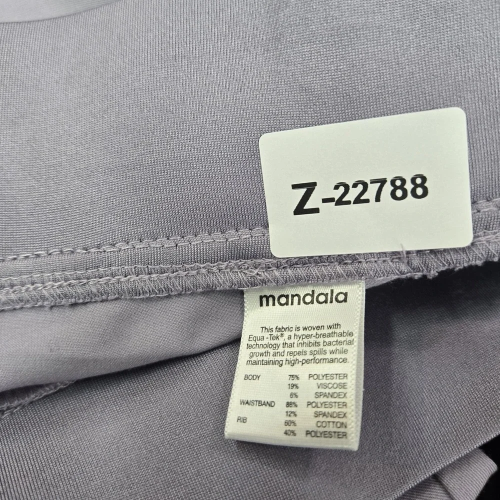 Mandala Women Scrub Pants P-L Lavender Nylon Viscose Cargo Jogger Edua-Tek
